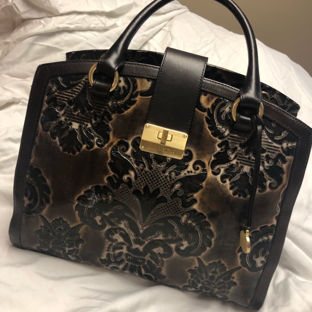 Brahmin Oxford Satchel - Expresso Fresco